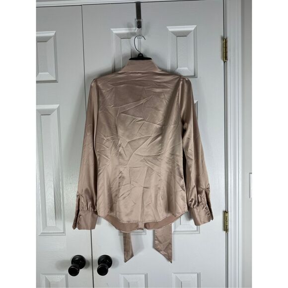 Hawes & Curtis Fitted Womens Silk Blouse Size 12 - Picture 2 of 3